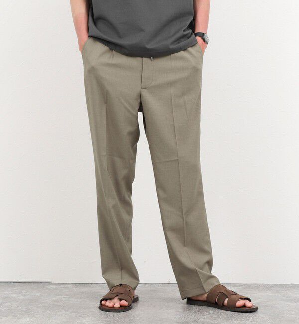 NOLLEY'S goodman「《セットアップ対応》Reflax ワンタックイージーパンツ 26SS」|チノ|