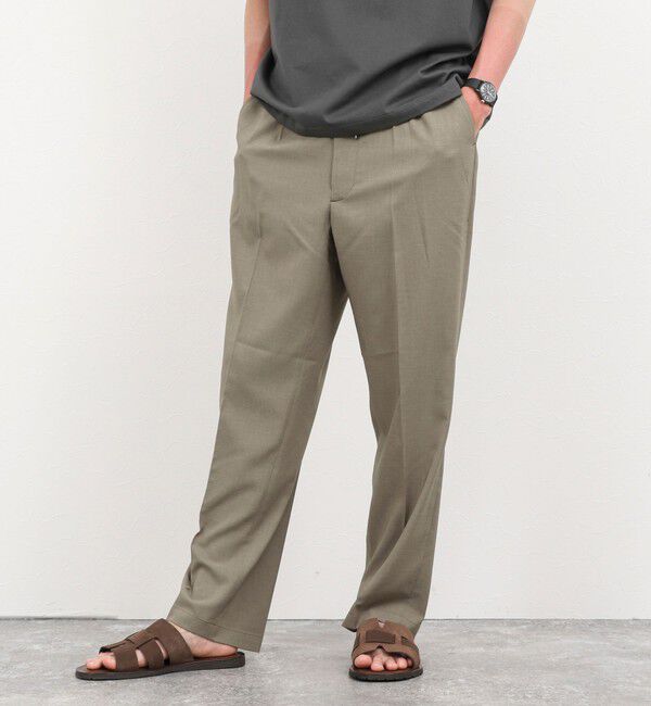 NOLLEY'S goodman「《セットアップ対応》Reflax ワンタックイージーパンツ 26SS」|チノ|