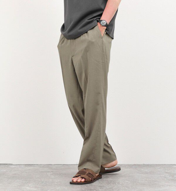 NOLLEY'S goodman「《セットアップ対応》Reflax ワンタックイージーパンツ 26SS」|チノ|