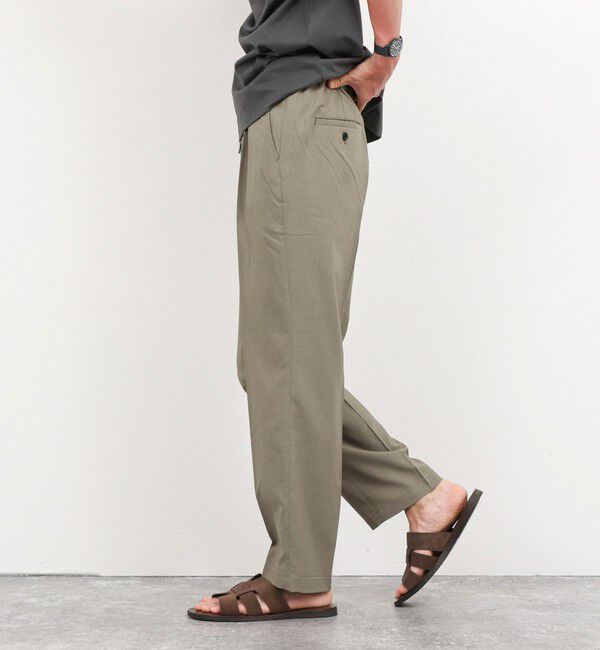 NOLLEY'S goodman「《セットアップ対応》Reflax ワンタックイージーパンツ 26SS」|チノ|