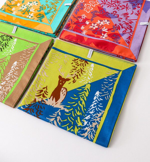 NOLLEY'S goodman「【halo commodity/ハロ コモディティー】Bandanna90 h261-906」|バンダナ・スカーフ|イエロー系1