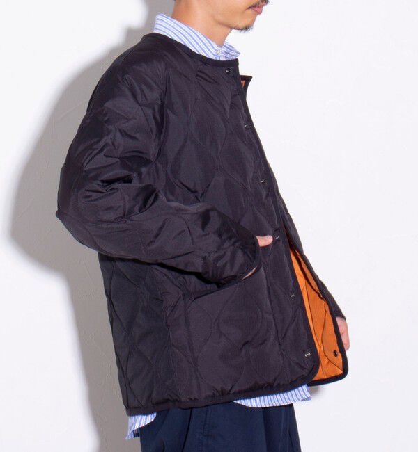 GLOSTER「【TAION/タイオン】GLOSTER別注 ミリタリーライナージャケット ノーカラーMA-1 M65」|ダウン|