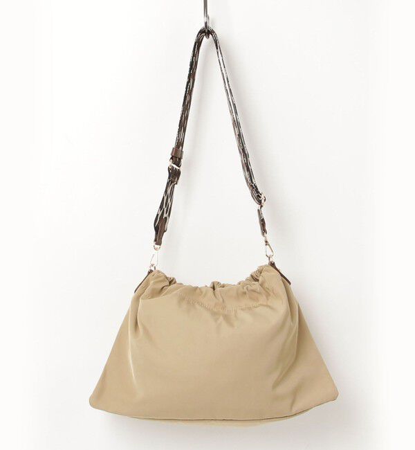 fredy emue「ジャガードショルダードロスト巾着バッグ」|ショルダー・メッセンジャー|