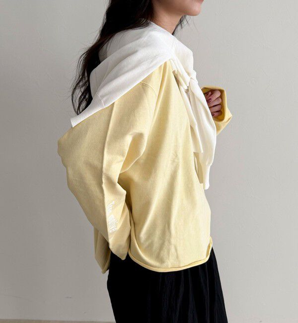 fredy emue「ヴィンテージ加工裏毛オフショルプルオーバー」|Tシャツ・カットソー|