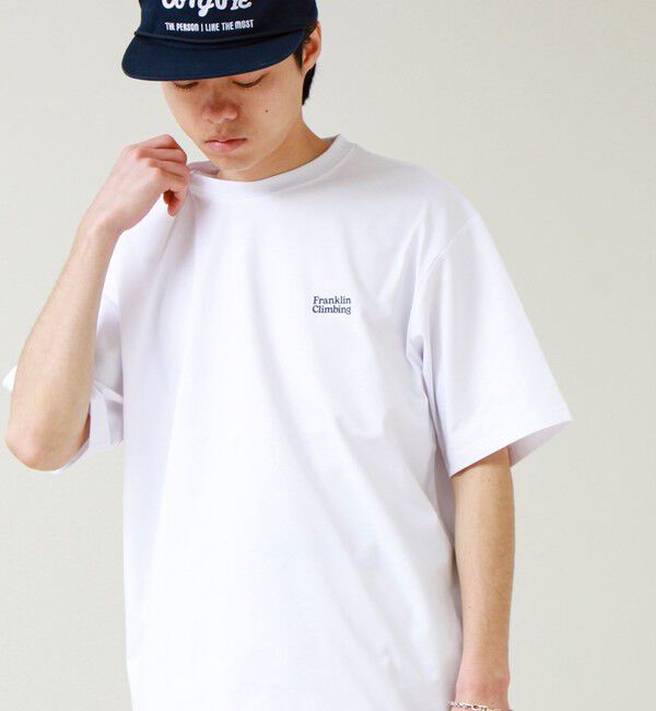 GLOSTER「【Franklin Climbing】FLEXIBLE TECH-LOGO TEE」|Tシャツ・カットソー|