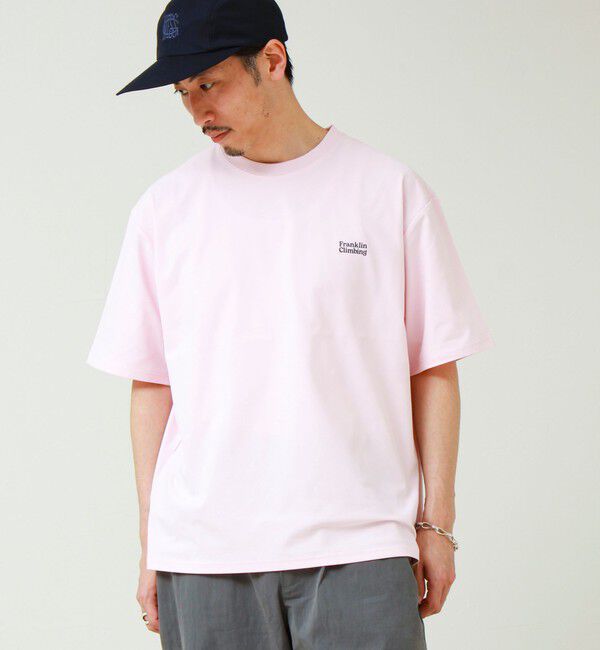 GLOSTER「【Franklin Climbing】FLEXIBLE TECH-LOGO TEE」|Tシャツ・カットソー|