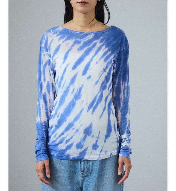 SALON adam et rope'「タイダイシアーロングスリーブTシャツ」|Tシャツ・カットソー|