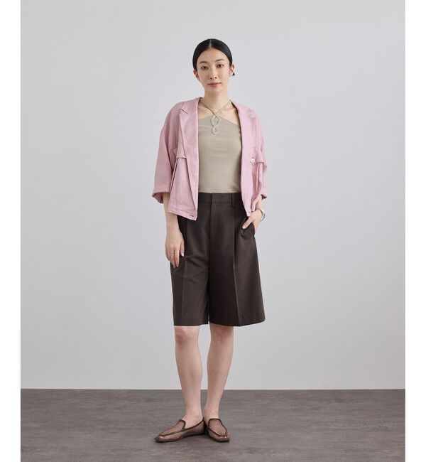 SALON adam et rope'「リネンツイルブルゾン」|ブルゾン・スタジャン|