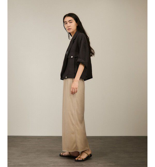 SALON adam et rope'「リネンツイルブルゾン」|ブルゾン・スタジャン|