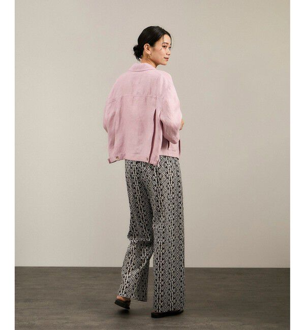 SALON adam et rope'「リネンツイルブルゾン」|ブルゾン・スタジャン|