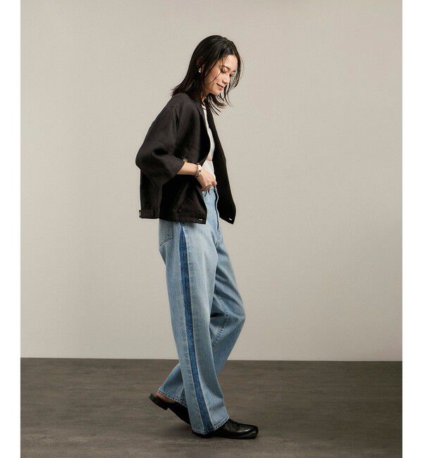 SALON adam et rope'「リネンツイルブルゾン」|ブルゾン・スタジャン|