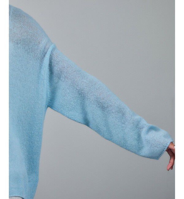 SALON adam et rope'「シアーアルパカウールニットプルオーバー」|ニット・セーター|