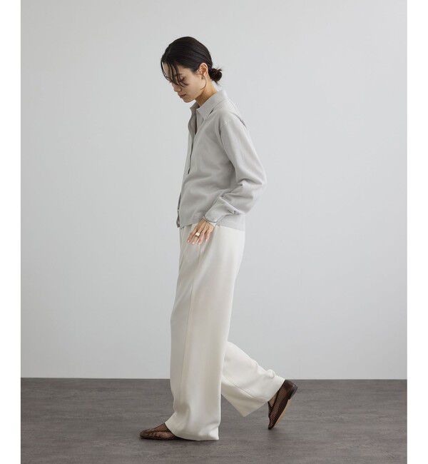 SALON adam et rope'「【WEB限定】ドライタッチスキッパーカーディガン」|カーディガン|