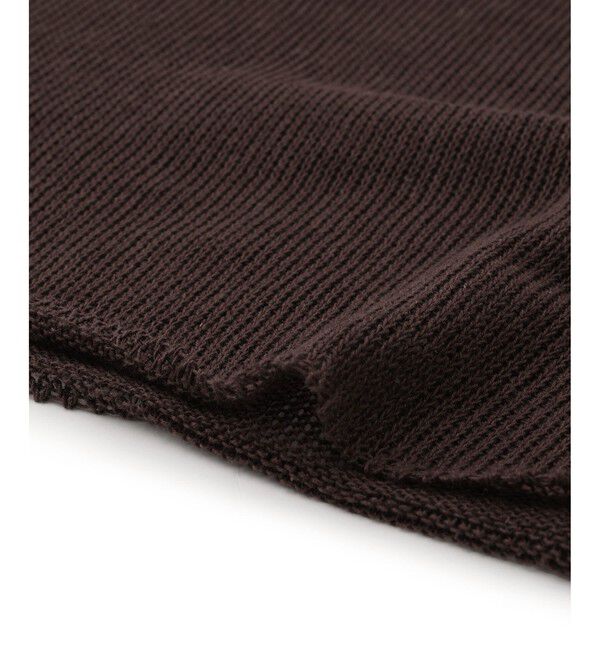 SALON adam et rope'「オーガニックリネンシアーボートネックプルオーバー」|ニット・セーター|