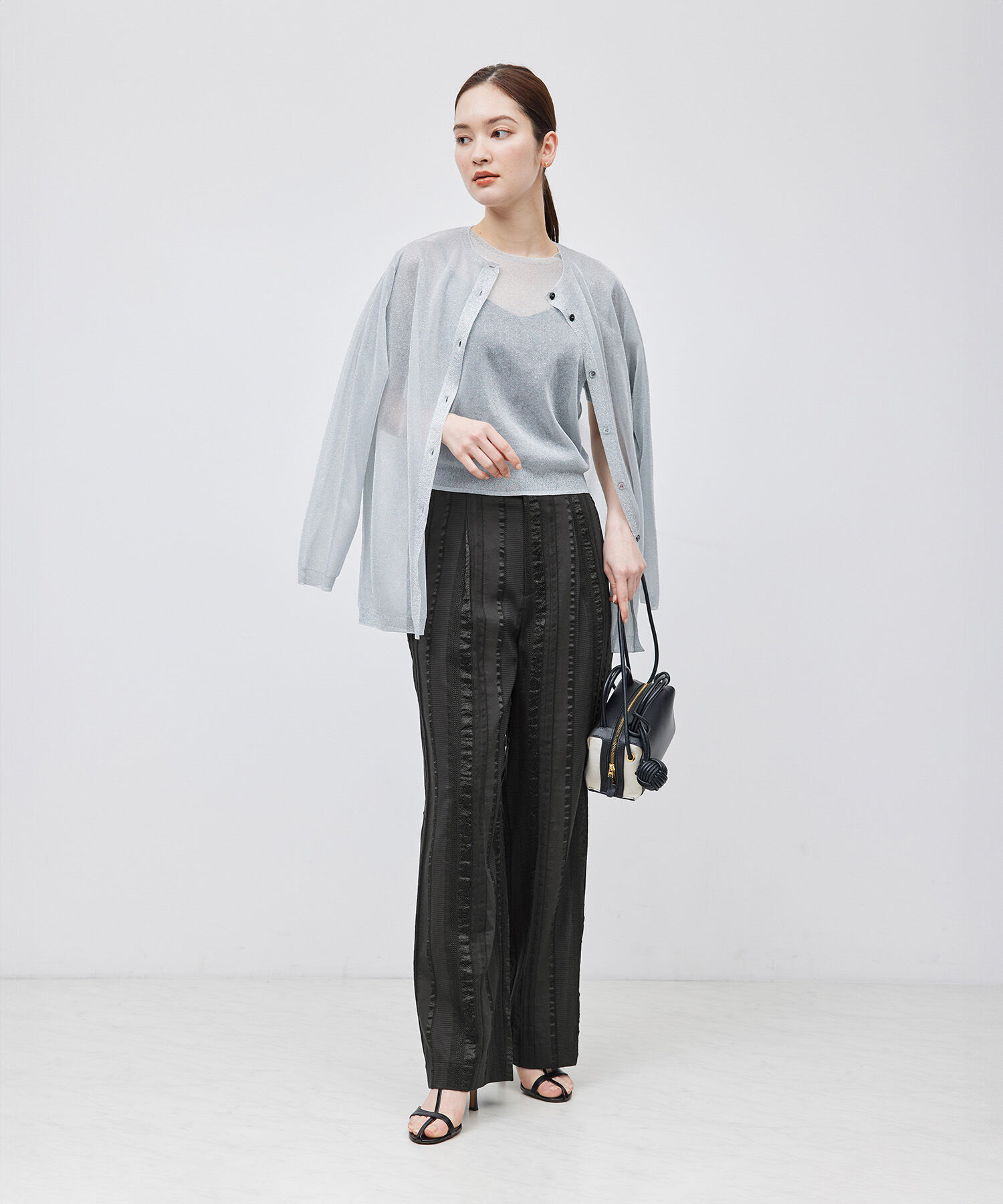 ROPE「ジャガードストライプリラックスパンツ」|その他|