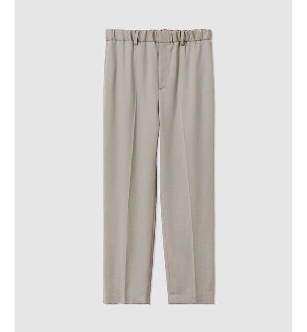 ROPE「ウールサテンイージーパンツ【Sサイズフェア対象】」|チノ|グレー