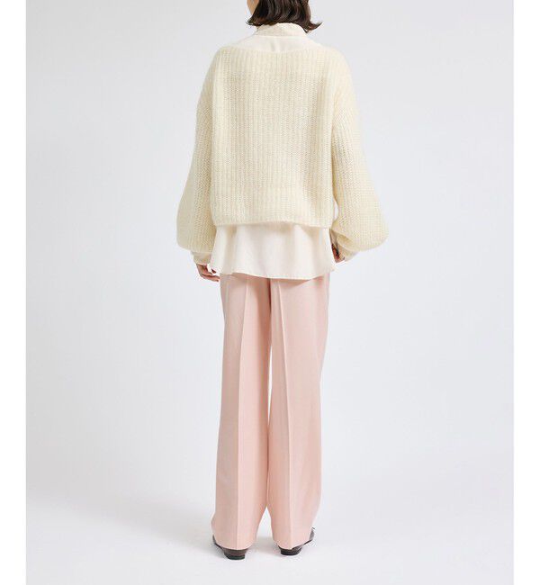 ROPE「ウールサテンイージーパンツ【Sサイズフェア対象】」|チノ|