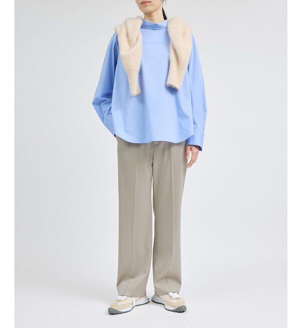 ROPE「ウールサテンイージーパンツ【Sサイズフェア対象】」|チノ|