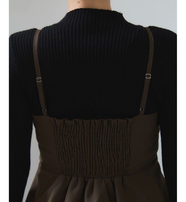 VIS「ビスチェドッキングライクキャミワンピース」|ワンピース|