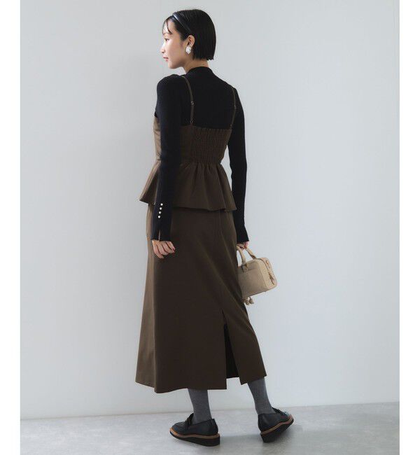 VIS「ビスチェドッキングライクキャミワンピース」|ワンピース|