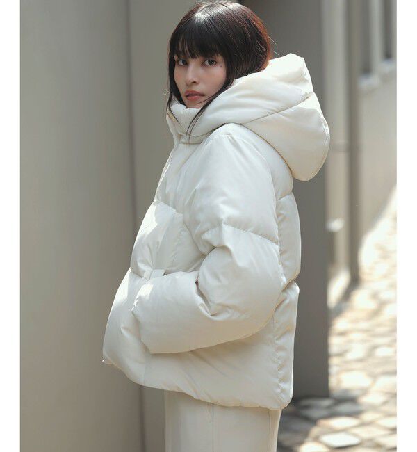 VIS「【アウター総選挙3位】フード取り外し可能軽量ダウンブルゾン/2WAY・撥水加工」|ダウン|
