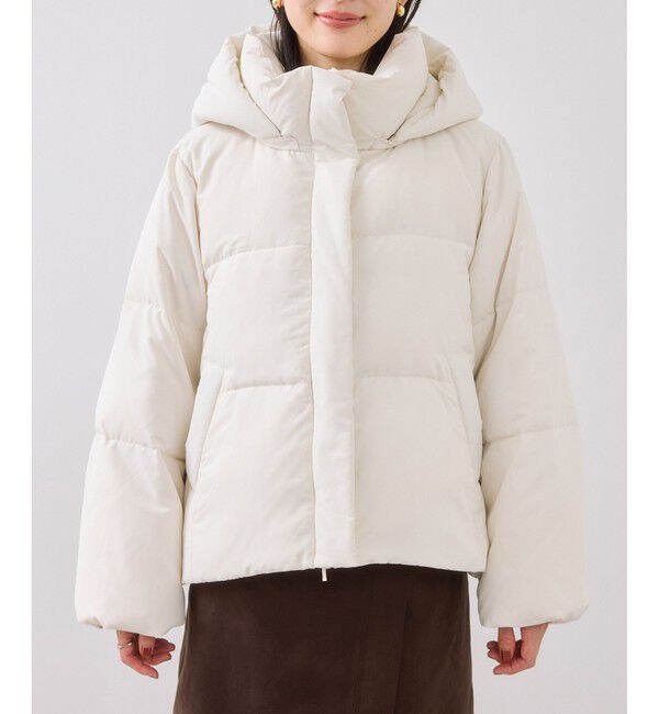 VIS「【アウター総選挙3位】フード取り外し可能軽量ダウンブルゾン/2WAY・撥水加工」|ダウン|