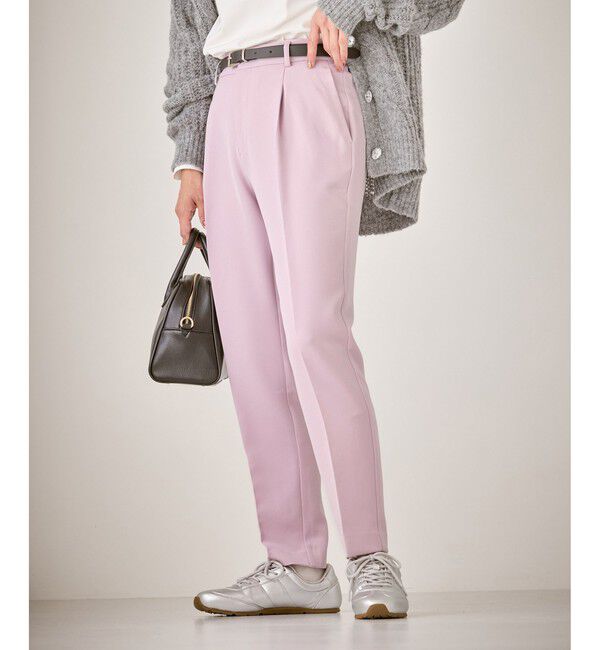 Rope&rsquo;Picnic「【WEB限定カラー】360&deg;ウルトラストレッチ テーパードパンツ/花粉ガード・セットアップ対応」|チノ|