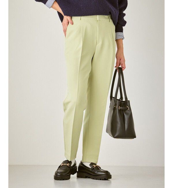 Rope&rsquo;Picnic「【WEB限定カラー】360&deg;ウルトラストレッチ テーパードパンツ/花粉ガード・セットアップ対応」|チノ|