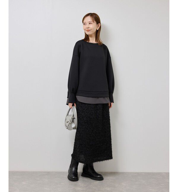 Rope&rsquo;Picnic「カルゼダンボールレイヤードプルオーバー」|Tシャツ・カットソー|