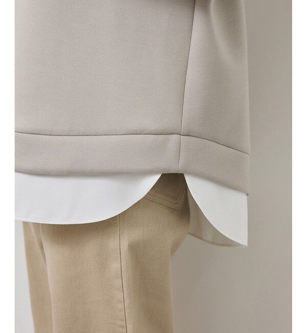 Rope&rsquo;Picnic「カルゼダンボールレイヤードプルオーバー」|Tシャツ・カットソー|