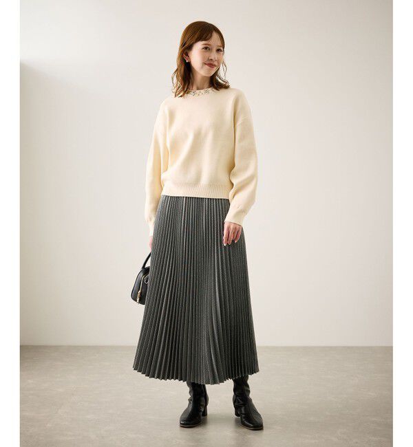 Rope&rsquo;Picnic「ビジューニットプルオーバー」|ニット・セーター|