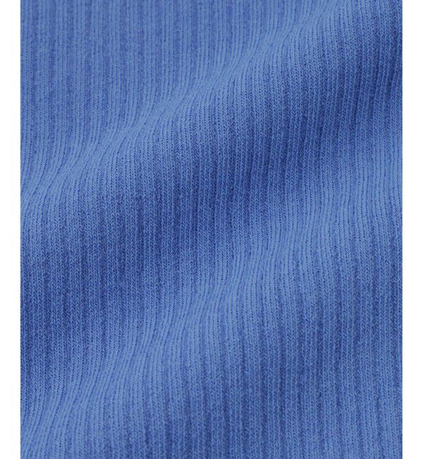 Rope&rsquo;Picnic「シャーベットニット リブハーフスリーブニット/UVケア」|ニット・セーター|