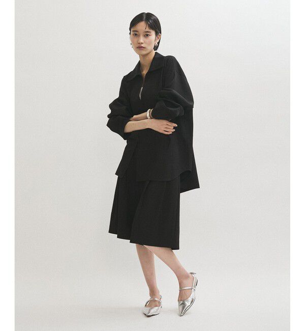 ADAM ET ROPE'「【サステナブル】オックスハーフパンツ」|チノ|