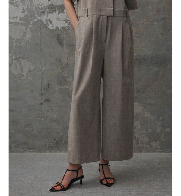 ADAM ET ROPE'「【EMOELLE】ハーフスリーブVネックオールインワン」|オールインワン|