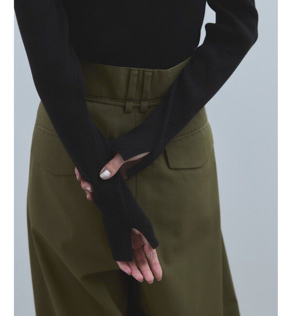 ADAM ET ROPE'「【WEB限定】・【サステナブル】エコベロRIBタートル」|ニット・セーター|