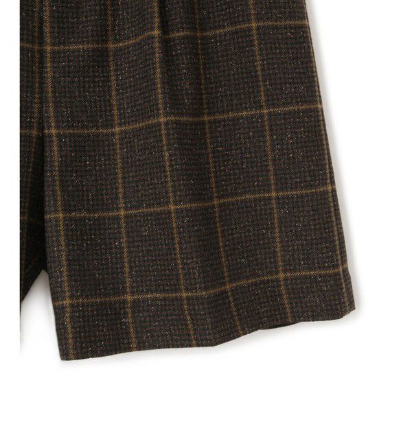 ADAM ET ROPE'「ツイード＆チェックショートパンツ」|チノ|