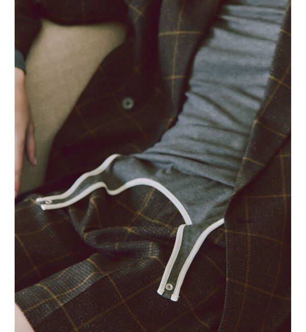 ADAM ET ROPE'「ツイード＆チェックショートパンツ」|チノ|