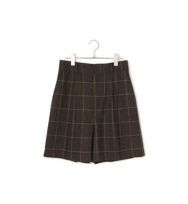 ADAM ET ROPE'「ツイード＆チェックショートパンツ」|チノ|
