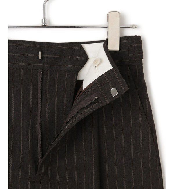 ADAM ET ROPE'「【サステナブル】ソリッド＆ストライプハーフパンツ」|チノ|