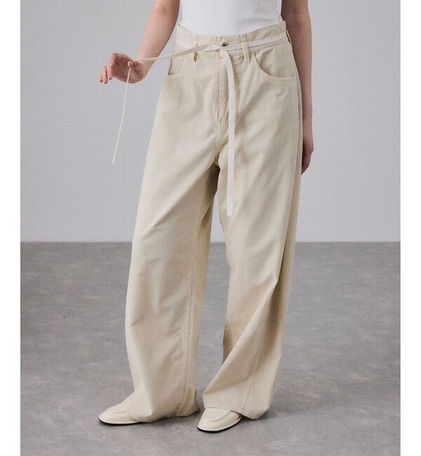 ADAM ET ROPE'「【新色追加】ガーメントダイコーデュロイパンツ」|チノ|キナリ(16)