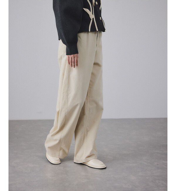 ADAM ET ROPE'「【新色追加】ガーメントダイコーデュロイパンツ」|チノ|