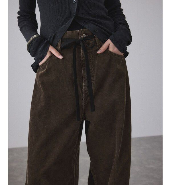 ADAM ET ROPE'「【新色追加】ガーメントダイコーデュロイパンツ」|チノ|