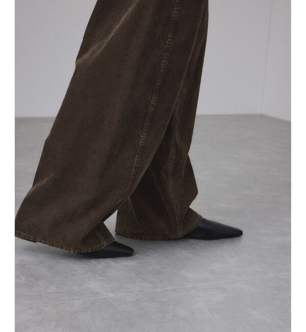 ADAM ET ROPE'「【新色追加】ガーメントダイコーデュロイパンツ」|チノ|