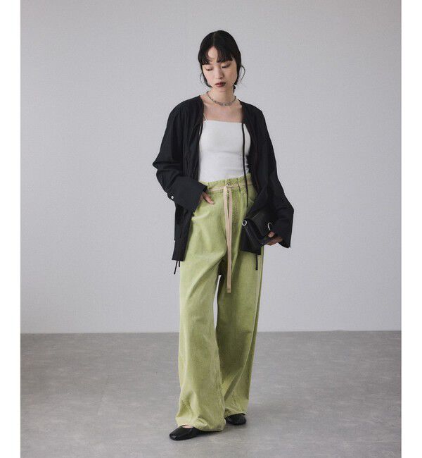 ADAM ET ROPE'「【新色追加】ガーメントダイコーデュロイパンツ」|チノ|