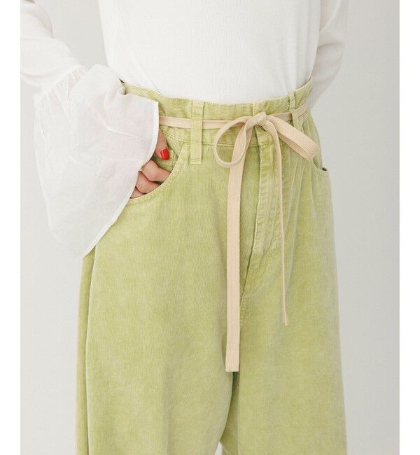 ADAM ET ROPE'「【新色追加】ガーメントダイコーデュロイパンツ」|チノ|