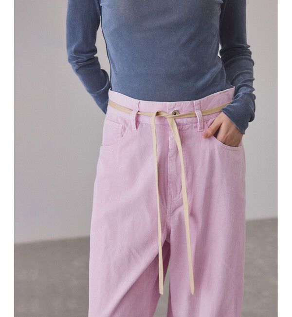 ADAM ET ROPE'「【新色追加】ガーメントダイコーデュロイパンツ」|チノ|