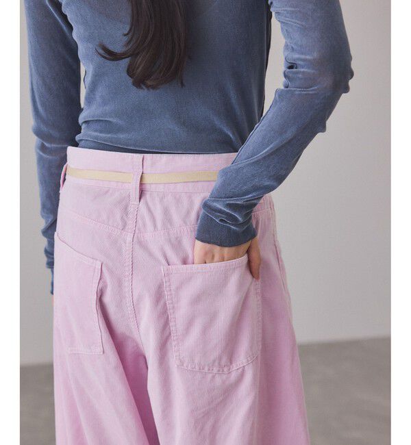 ADAM ET ROPE'「【新色追加】ガーメントダイコーデュロイパンツ」|チノ|