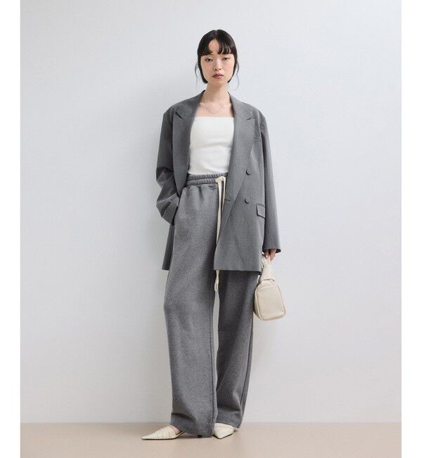 ADAM ET ROPE'「【WEB限定】ワイドスウェットパンツ」|チノ|