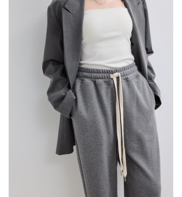 ADAM ET ROPE'「【WEB限定】ワイドスウェットパンツ」|チノ|