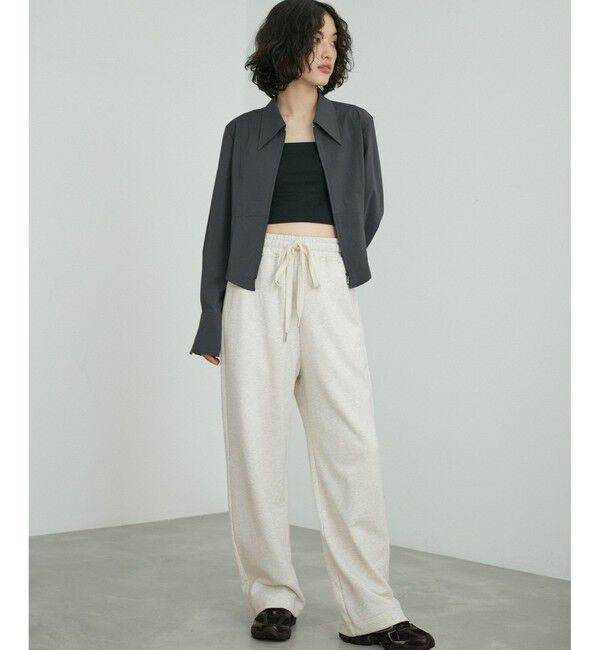 ADAM ET ROPE'「【WEB限定】ワイドスウェットパンツ」|チノ|